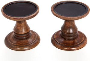 Base Rectangular de Madera Maciza Ecológica de 5 Pulgadas de Alto, Estilo Clásico Vintage, Pulida, con Grabado en Relieve e Impresión Tipográfica - Product Image 2