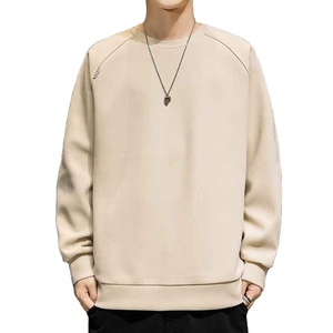 Heavyweight Quick Dry 100% Cotton Material Custom Front Logo Digital Printing O-Neck Formal Winter Sweatshirt for Men - Product Image 1