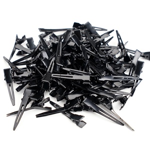 Pinzas de Metal Tipo Pico de Pato para Peluquería, Pinzas de Cocodrilo para Extensiones de Cabello, Acero Inoxidable, Herramientas de Estilismo Profesional - Product Image 6