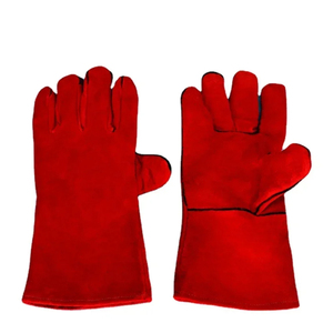 Gants de soudage en cuir personnalisés MIG TIG, résistants à la chaleur et aux flammes, robustes, légers, portables, sacs et étuis de sécurité pour le travail - Product Image 3