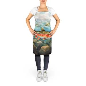 Delantal de trucha Brook para adultos, servidor de cocina Multicolor grande Unisex para cocinar, hornear, manualidades, jardinería para hombres y mujeres - Product Image 2