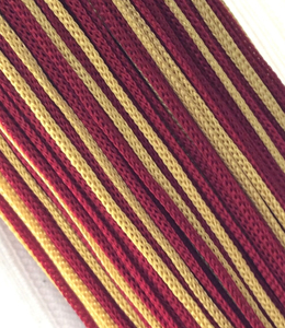 Cortinas Decorativas Personalizables de Lujo de Pakistán, Borlas Elegantes Hechas a Mano en Rojo y Dorado, Lazos Grandes con Flecos Mixtos de Alta Calidad - Product Image 6