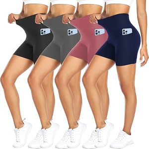Shorts de sport pour femmes, shorts d'entraînement athlétiques pour femmes, taille haute, extensibles, pour la course à pied, l'entraînement, le fitness, les exercices sportifs, vêtements de sport - Product Image 6