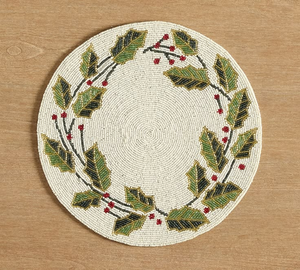 Sets de table décoratifs faits à la main avec motif papillons et fleurs par Blossom Craft India - Product Image 4