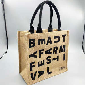 Bolsa de Almuerzo Resistente de Yute con Costuras Reforzadas y Acabado Premium - Product Image 5