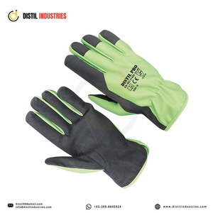 Guantes de Seguridad de Piel de Oveja de Primera Calidad DISTIL INDUSTRIES, con Puño de Punto Resistente, Antiestáticos, para Jardinería y Montaje - Product Image 4