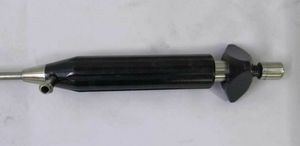 Instrumentos de irrigación y succión laparoscópicos de acero inoxidable tipo trompeta, reutilizables, manuales, de 10-5 mm x 45 cm, aprobados por la CE, para uso médico básico. - Product Image 6