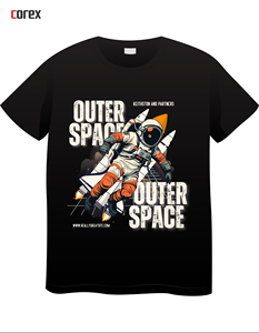 Camisetas de Manga Corta para Hombre, Personalizadas con Sublimación DTF, Tejido de Poliéster/Algodón, Antiencogimiento y Secado Rápido - Product Image 3