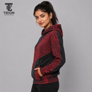 Sudadera Premium de Invierno para Mujer con Lavado Ácido, Logo Frontal, Casual, Forrada, 100% Algodón, Ajuste Cómodo, Tejido de Forro Polar Transpirable, Costuras Duraderas - Product Image 6