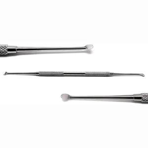 Curettes chirurgicales dentaires en acier inoxydable réutilisables pour le nettoyage des kystes et le remplissage des dents Shuja Surgico - Product Image 4