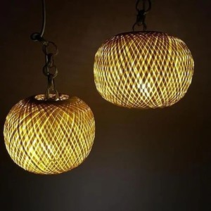 Handcrafted <b>Bamboo</b> Strip Woven Spherical <b>Lanterns</b> | Eco-friendly & Durable Home Decoration Lighting | Wholesale - Product Image 1