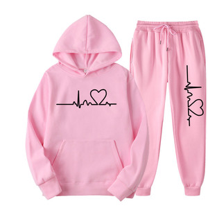 Ensemble de survêtements pour hommes 2026 personnalisés de haute qualité – Sweat à capuche et pull de couleur unie – Prix de gros - Product Image 4