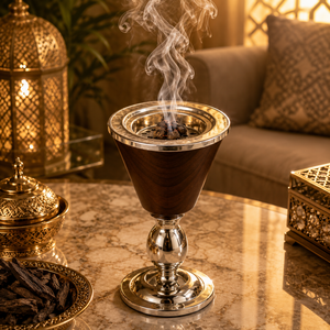 Quemador de Incienso Moderno de Madera y Latón con Filigrana, Quemador de Oud Árabe para Ramadán, Eid, Decoración Islámica para el Hogar, Fabricación al por Mayor - Product Image 4