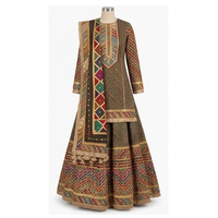Blusa Étnica Afgana Kuchi Hecha a Mano de Alta Calidad y Personalizable para Mujer, Vestido Tradicional de Seda y Algodón para Fiestas, Todas las Temporadas, Estilo Vintage