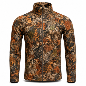 Vestes chauffantes d'hiver pour adultes, en softshell solide, avec logo personnalisé, vêtements chauds pour la chasse, vêtements d'extérieur en polyester coupe-vent, OEM - Product Image 3
