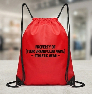 Unisex Drawstring <b>Backpack</b> String Bags Custom Red Number Print Gym Drawstring Bag Sportswear Drawstring Bags 75 28 - Product Image 5