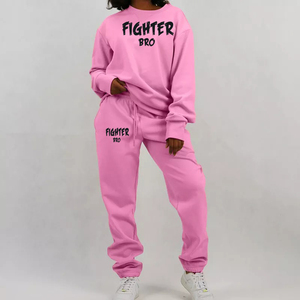 Conjunto Deportivo de Felpa de Algodón para Gimnasio, Talla Grande para Mujer, Diseño Personalizado, Ropa Deportiva para Entrenamiento, Estilo Informal - Product Image 5