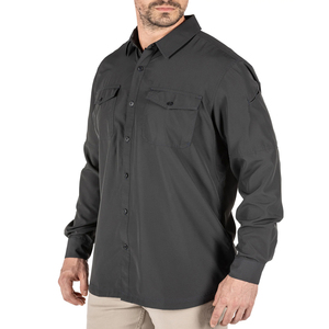 Chemise tactique multi-usages à manches longues pour homme avec poches zippées pour la randonnée, le tir, l'alpinisme, l'entraînement et la protection en plein air - Product Image 5