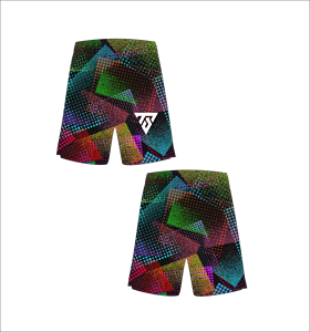 Custom Men Sublimation Mesh Basketball Shorts Quick Dry Training Gym Fitness Sports Shorts Cream Peach Dark <b>Slate</b> Swirl Graphic - Product Image 6
