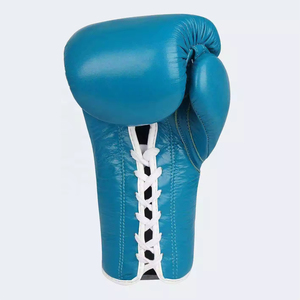 Guantes de Boxeo de Piel Sintética PU de Diseño Personalizado para Entrenamiento de Muay Thai, Guantes de Boxeo Profesionales con Cordones para MMA - Product Image 6