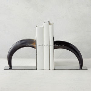 Sujetalibros de Lujo con Diseño de Cuerno, Hecho a Mano, Elegante Organizador de Librería, Pieza Decorativa de Interior, Calidad Premium - Product Image 2