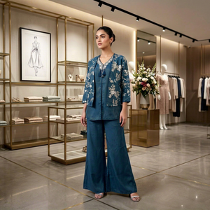 Traje Salwar Kameez de diseñador para mujer, ideal para bodas y fiestas, de proveedor y exportador indio. - Product Image 1