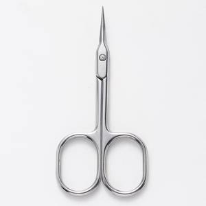 Ciseaux de manucure en acier inoxydable, lame tranchante, coupe-cuticules droit, outils de beauté, nail art, design durable, manche pour adultes - Product Image 4