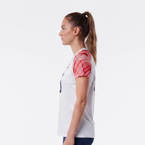 Women's Sublimated Volleyball Jersey Short Sleeve Crew Neck Volleyball Tee Shirt Team Number Volleyball Jerseys - Product Image 3