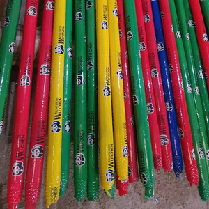 Mango de Escoba de Madera de Eucalipto con Revestimiento de PVC, Cabezal de Escoba de Plástico con Diseño de Panda, Ecológico - Product Image 1