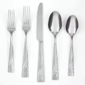 Ensemble de couverts de luxe en acier inoxydable pour l'hôtellerie, vaisselle haut de gamme pour la salle à manger - Product Image 3