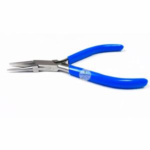 Pince à bec fin en acier inoxydable LUMINEX IMPEX avec micro-chaîne et coupe en forme de poire pour la fabrication de bijoux DIY - Légère - Product Image 4