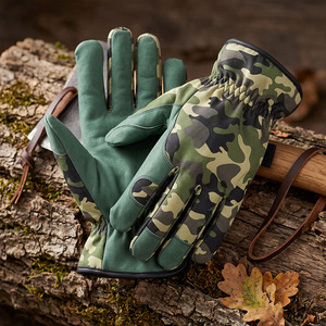 Guantes de Mecánico de Cuero Resistentes al Calor, Antideslizantes, Anticorte, Antiestáticos, que Absorben la Humedad, para Protección en Trabajos al Aire Libre - Product Image 3