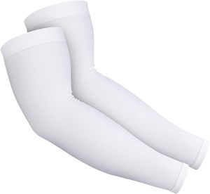 Manchon de bras de sport respirant à compression avec logo personnalisé, protection solaire UV, en nylon rafraîchissant, extensible - Product Image 6