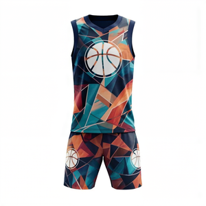 Tenue de sport Hoops Court : Débardeur athlétique avec short en tissu Air Mesh, personnalisable avec les détails du joueur et l'identité du club - Product Image 1