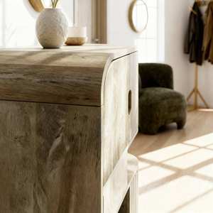 Aparador alto de madera de mango Vandana Radiant Vista - Product Image 3