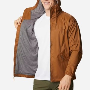 Chaqueta Impermeable Casual para Hombre con Material Reflectante, Chaqueta Impermeable Termosellada Personalizada con Cierre de Cremallera - Product Image 2