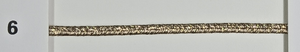 Cordón de Soutache Trenzado Plano de Mylar de 4mm para Acolchado, Adornos y Manualidades, Algodón Mylar Dorado - Product Image 3