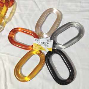 Cadenas de resina de color nuevo de BH Craft, cadenas de resina al por mayor, cadenas de resina a granel para decoración, accesorios de cadena de resina - Product Image 3