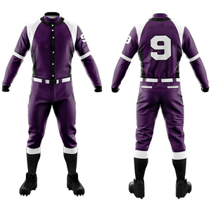 Adult <b>Baseball</b> Uniform <b>Set</b> Breathable Anti-Bacterial Jersey Printed Custom Sublimation Design Wholesale Team Wear 100% Polyester - Product Image 4