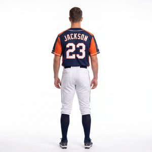 Maillot de baseball personnalisé sublimé 100 % polyester double tricot avec panneaux de précision, uniforme d'équipe athlétique pour hommes, logo OEM - Product Image 2
