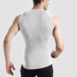 Camiseta de compresión para hombre con logotipo personalizado al por mayor, camiseta de compresión para entrenamiento más vendida para venta en línea - Product Image 4