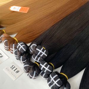 Extensiones de Cabello Remy Liso Sedoso de Donante Vietnamita de Alta Calidad, Negro Natural, 100g, Precio al por Mayor - Product Image 5