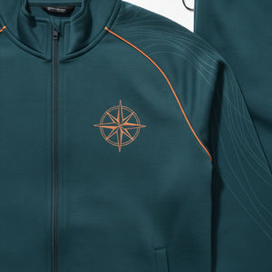 Men's Multi-Color Logo Print Track <b>Jacket</b> Black/Gray Casual Streetwear <b>Star</b> Detail Zippered Hooded Windproof Winter - Product Image 2