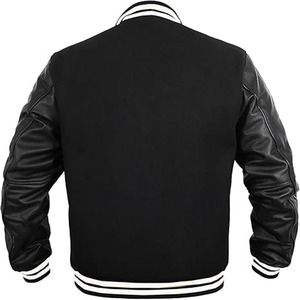 <b>Top</b> Quality Custom Logo Varsity Jacket Embroidery Vintage Letterman College Baseball jacket for men - Product Image 4