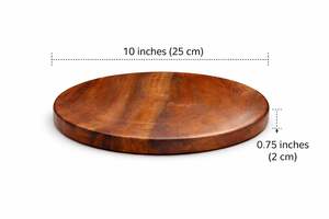 Planche à rouler classique professionnelle en bois Chakla Belan pour la préparation de la pâte à la maison, en cuisine, et outils de pâtisserie pour hôtels - Product Image 6