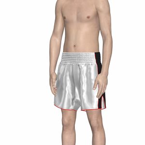 Muay Thai short premium quality satin fabric custom design breathable lightweight gym training short <b>elastic</b> waistband men women - Product Image 3