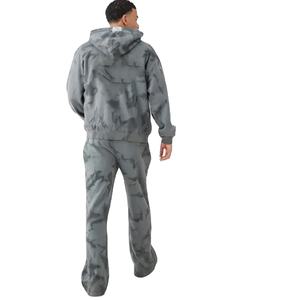 Sudadera con Capucha y Cremallera para Hombre, Estilo Holgado con Hombros Caídos, 100% Algodón Felpa, Diseño Personalizado con Impresión, Venta al Por Mayor - Product Image 2