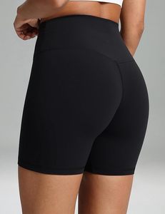 Shorts cyclistes taille haute pour femme en polyester écoresponsable et élasthanne, couleur unie, extensibles, vêtements de sport, tricotés sans couture, couleur personnalisable - Product Image 3