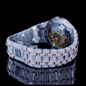 Montre de haute qualité pour homme, style hip-hop, personnalisée, sertie de diamants de laboratoire, montre en diamant VVS, cadeau - Product Image 4
