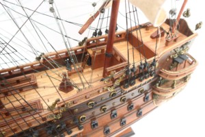 Best Selling - SAN FELIPE WOOD FINISHED - Handcrafted Wooden Spanish Tall Ship Polished Model From Vietnam Manufacturer - Product Image 3